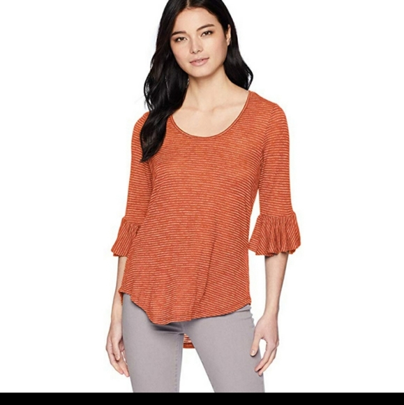 ONEWORLD Blouse with Tassel Scarf NWT - Picture 3 of 7